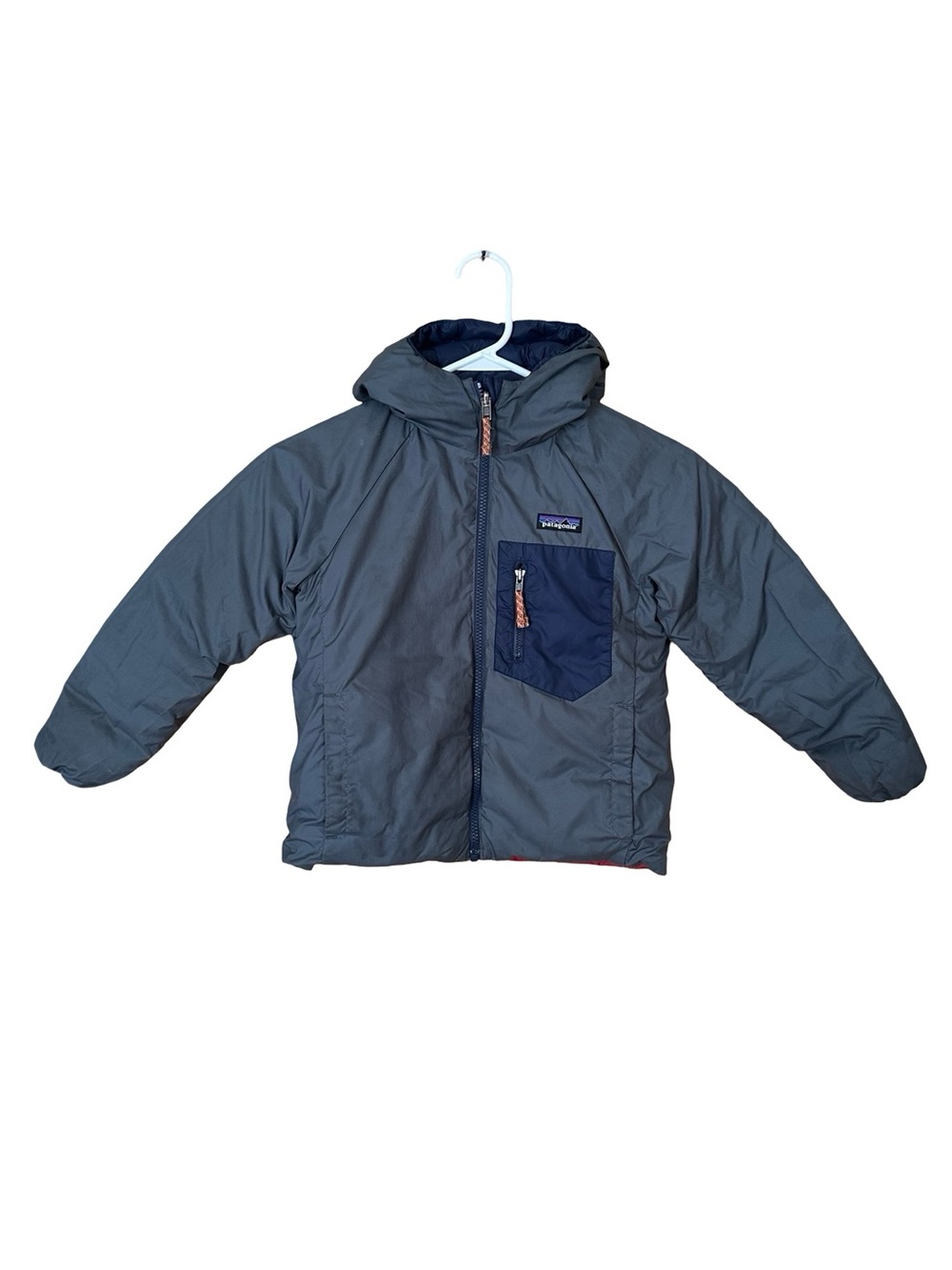 Patagonia Reversible Puffer Down Sweater Sz 8 (est.) - Picture 10 of 12